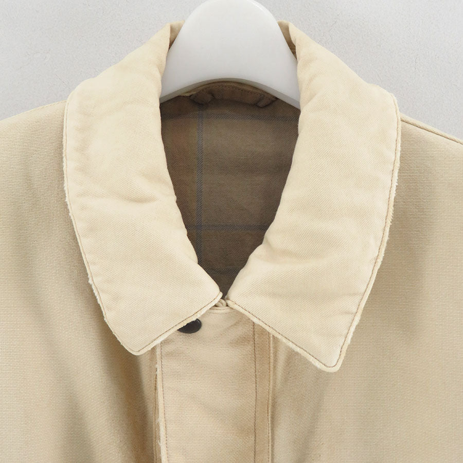 【A.PRESSE/アプレッセ】<br>Vintage Silk Hemp Hunting Jacket <br>25AAP-01-25