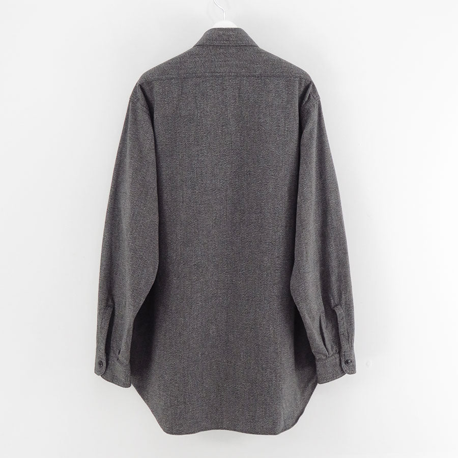 【HERILL/ヘリル】<br>Blackchambray Workshirt <br>25-050-HL-8030-30