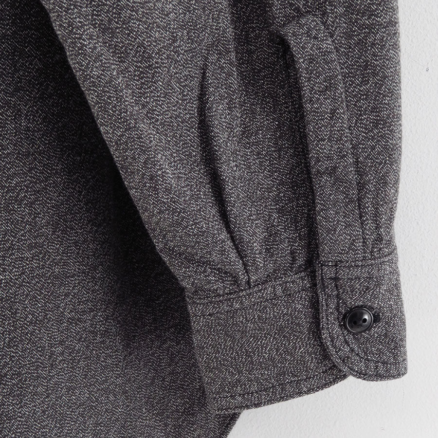 【HERILL/ヘリル】<br>Blackchambray Workshirt <br>25-050-HL-8030-30