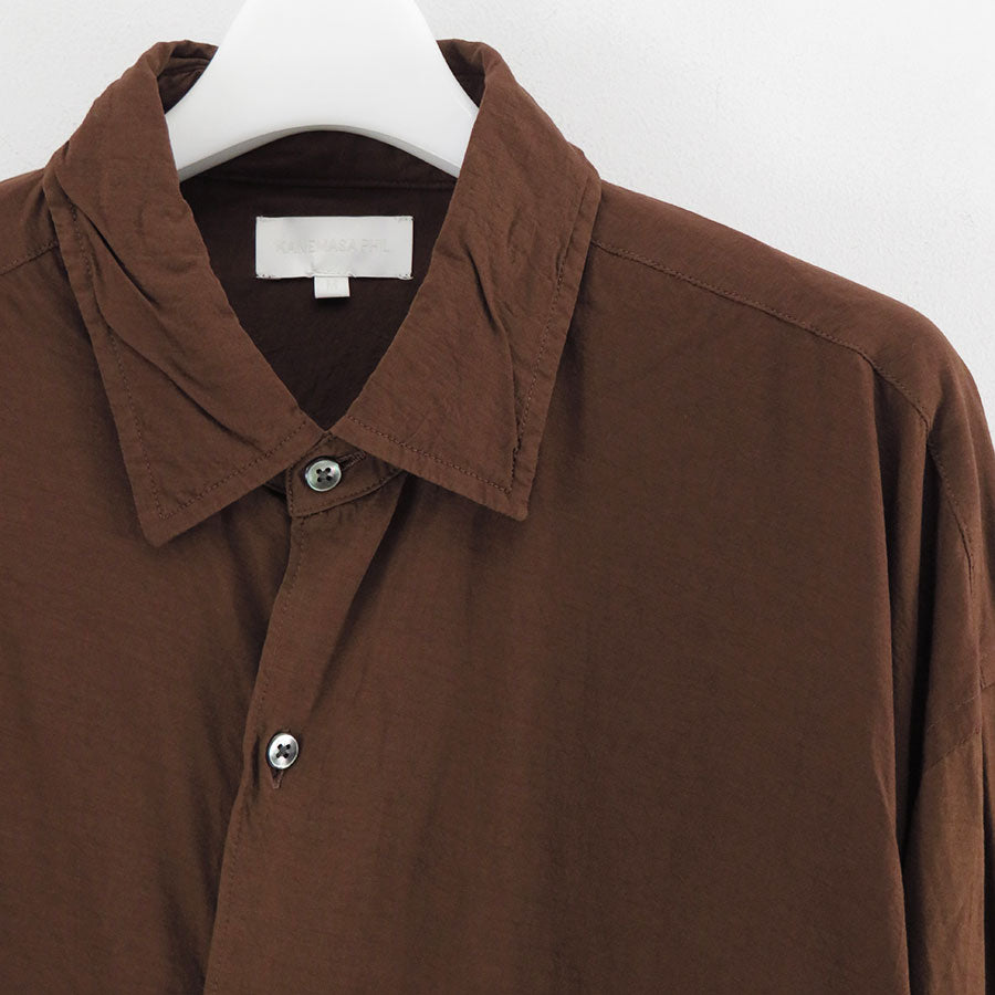 【KANEMASA PHIL./カネマサフィル】<br>46G Artisan Shirt <br>KM25A-020