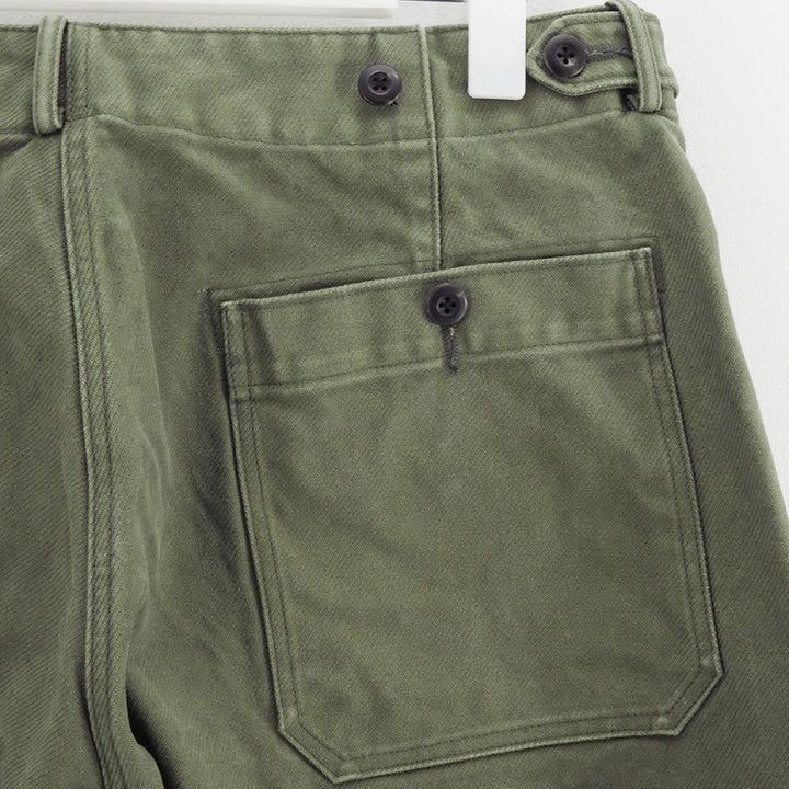 【新品タグ付】HEUGN ユーゲン TROUSER060 e オリーブ HEUGN/ユーゲン】COTTON over dye Nate pants TROUSER098の通販