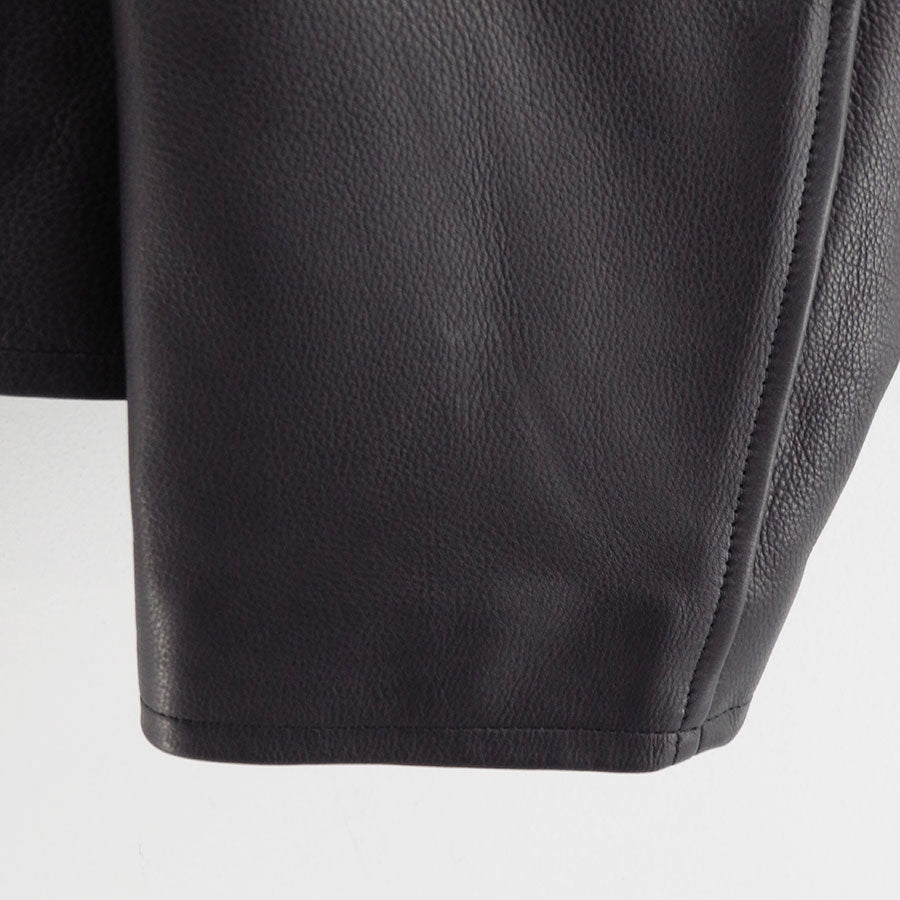 【A.PRESSE/アプレッセ】<br>Leather Sports Jacket <br>25AAP-01-03