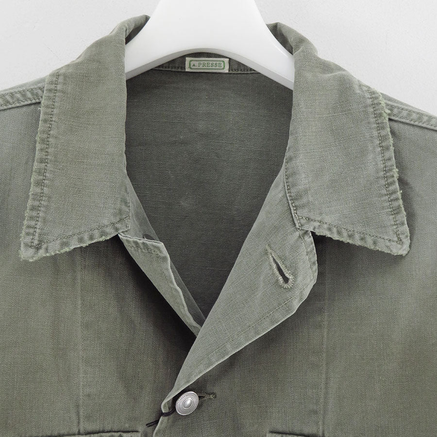 【A.PRESSE/アプレッセ】<br>Vintage WW2 US Army Utility Jacket <br>25AAP-01-50
