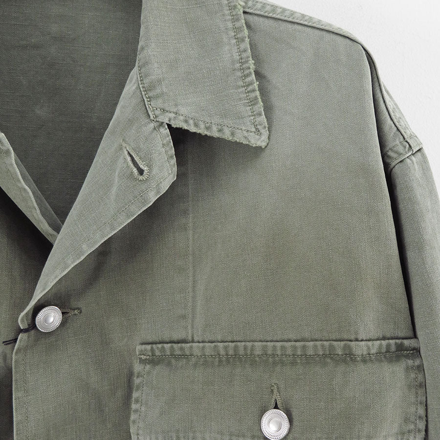 【A.PRESSE/アプレッセ】<br>Vintage WW2 US Army Utility Jacket <br>25AAP-01-50