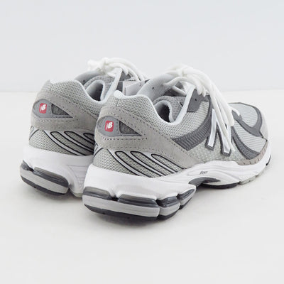 【COMME des GARCONS HOMME】<br>エステルメッシュ×レザー New Balance MR860 (GRAY) <br>HN-K101-001