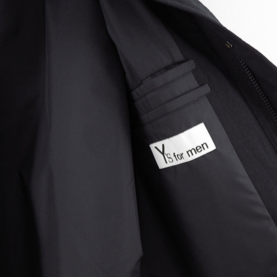 Y's ワイズ 07AW モッズコート 黒 サイズ3 Y's ワイズ 07AW モッズコート 黒 サイズ3 Y's ワイズ 07AW モッズ