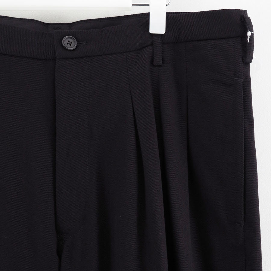 【Y's for men/ワイズフォーメン】<br>10Sカツラギ12本タックパンツ <br>MA-P02-002