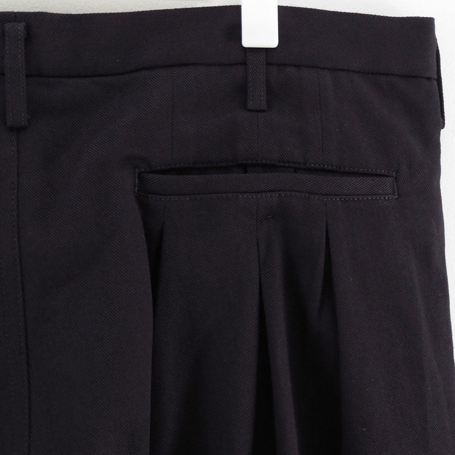 【Y's for men/ワイズフォーメン】<br>10Sカツラギ12本タックパンツ <br>MA-P02-002