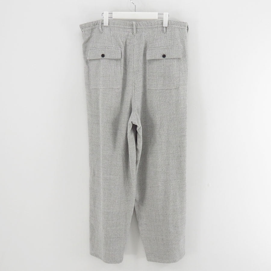 nonnotte/ノノット】2-Tuck Draw Cord Wide Trousers N-26S-011の通販