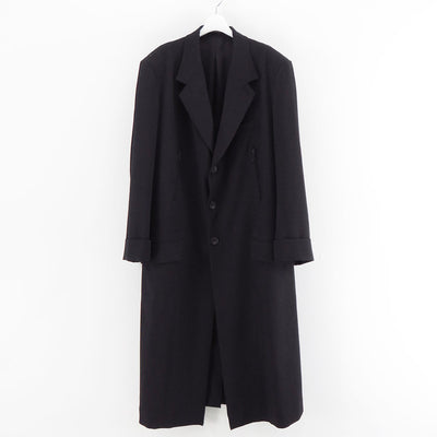 【Y's for men/ワイズフォーメン】<br>シワギャバマッキン袖口ロングジャケット <br>ML-J12-103