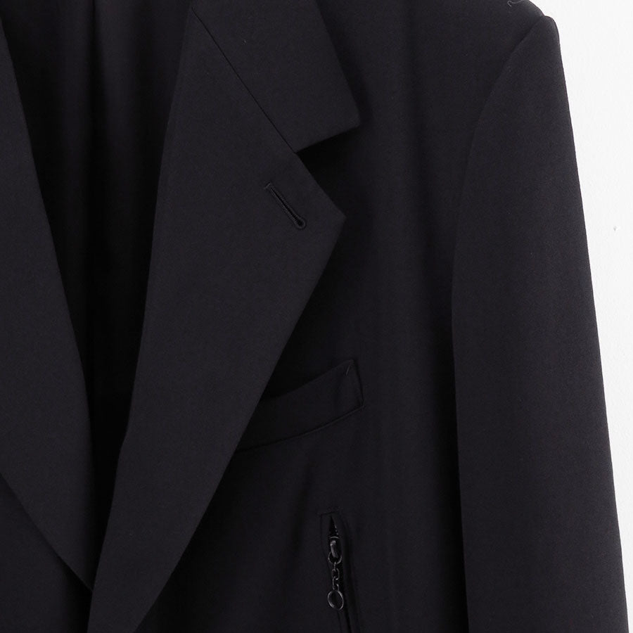【Y's for men/ワイズフォーメン】<br>シワギャバマッキン袖口ロングジャケット <br>ML-J12-103