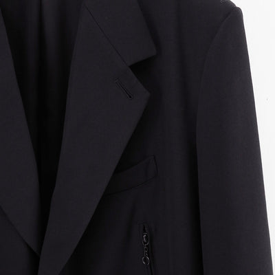 【Y's for men/ワイズフォーメン】<br>シワギャバマッキン袖口ロングジャケット <br>ML-J12-103