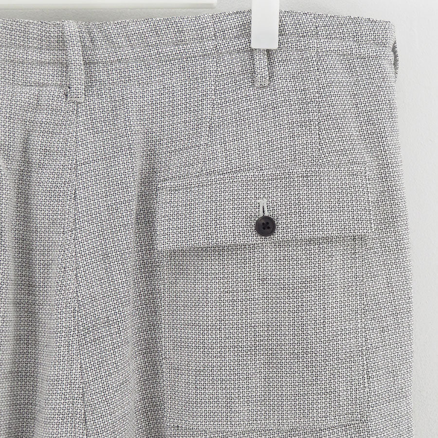 nonnotte/ノノット】2-Tuck Draw Cord Wide Trousers N-26S-011の通販