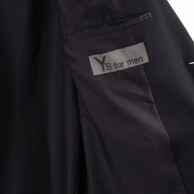 【Y's for men/ワイズフォーメン】<br>シワギャバマッキン袖口ロングジャケット <br>ML-J12-103