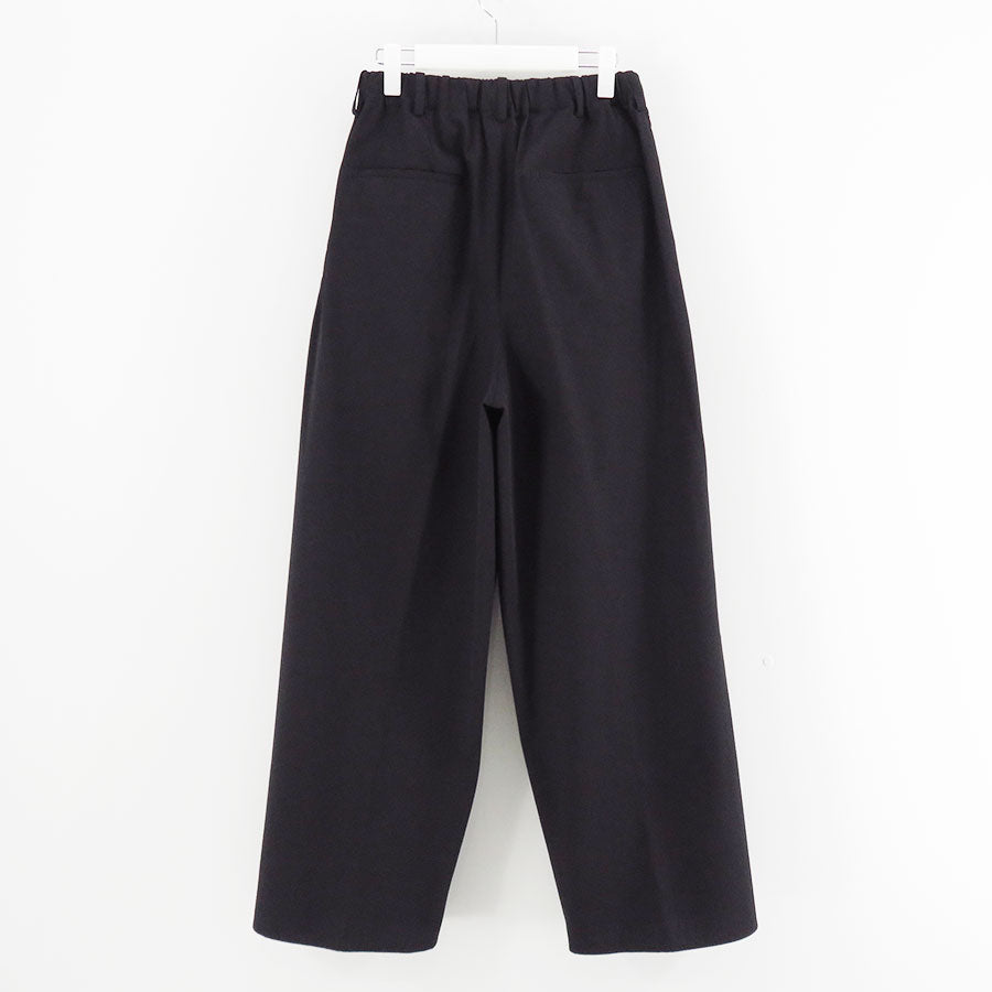 nonnotte/ノノット】Draping Crotch Box Pleats 1Tuck Trousers N-26S nonnotte/ノノット】Draping Crotch Box Pleats 1Tuck Trousers N-26S