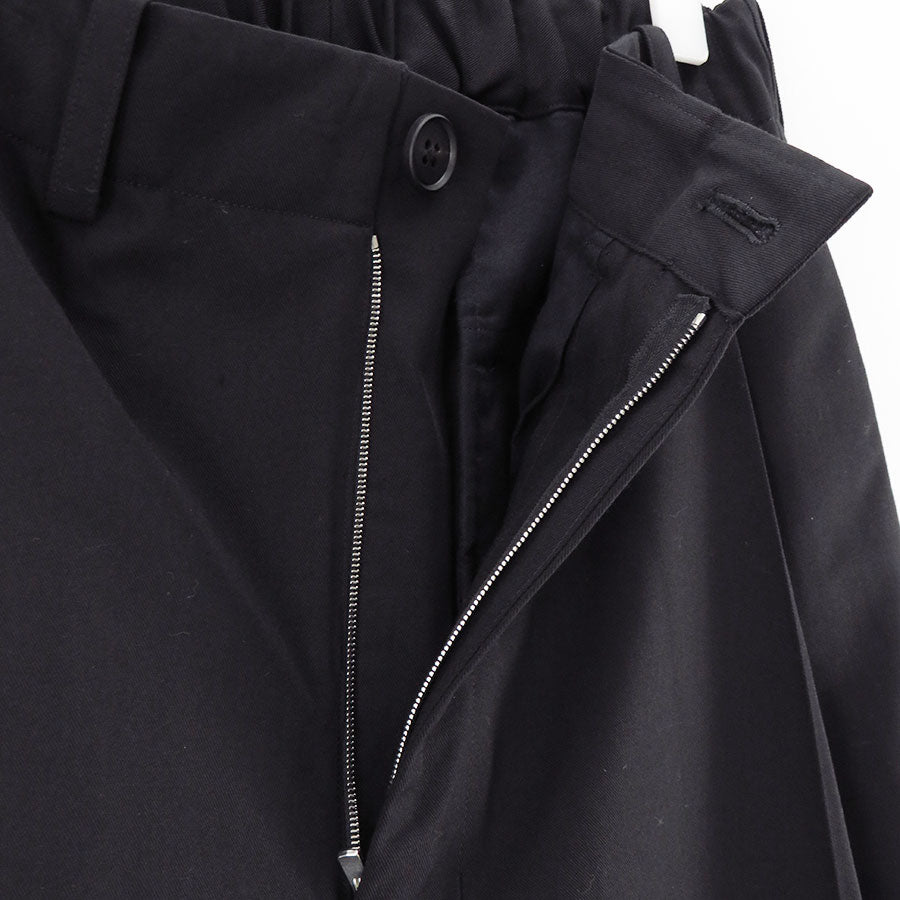 nonnotte/ノノット】Draping Crotch Box Pleats 1Tuck Trousers N-26S