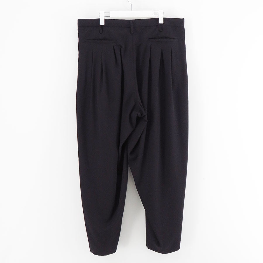Y's for men/ワイズフォーメン】シワギャバ12本タックパンツ ML