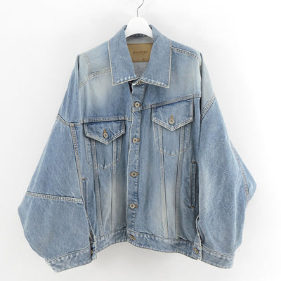 【doublet/ダブレット】<br>DISTORTED CUTTING DENIM JACKET <br/>25AW24BL235
