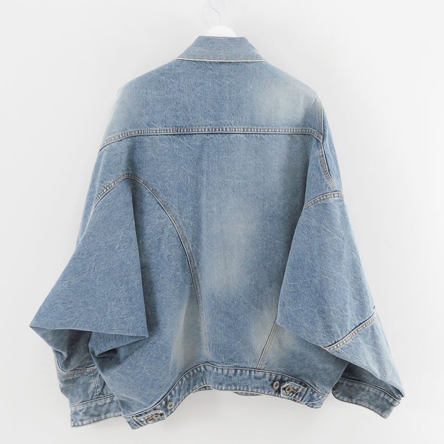 【doublet/ダブレット】<br>DISTORTED CUTTING DENIM JACKET <br/>25AW24BL235