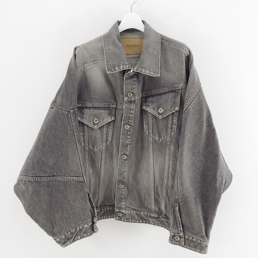 【doublet/ダブレット】<br>DISTORTED CUTTING DENIM JACKET <br/>25AW24BL235