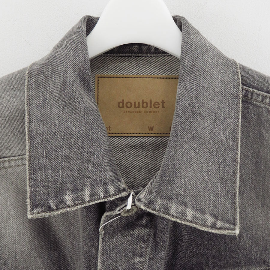 【doublet/ダブレット】<br>DISTORTED CUTTING DENIM JACKET <br/>25AW24BL235