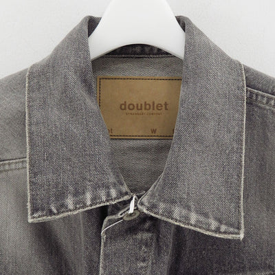 【doublet/ダブレット】<br>DISTORTED CUTTING DENIM JACKET <br/>25AW24BL235