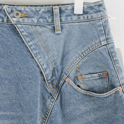 【doublet/ダブレット】<br>DISTORTED CUTTING DENIM PANTS <br/>25AW24PT323