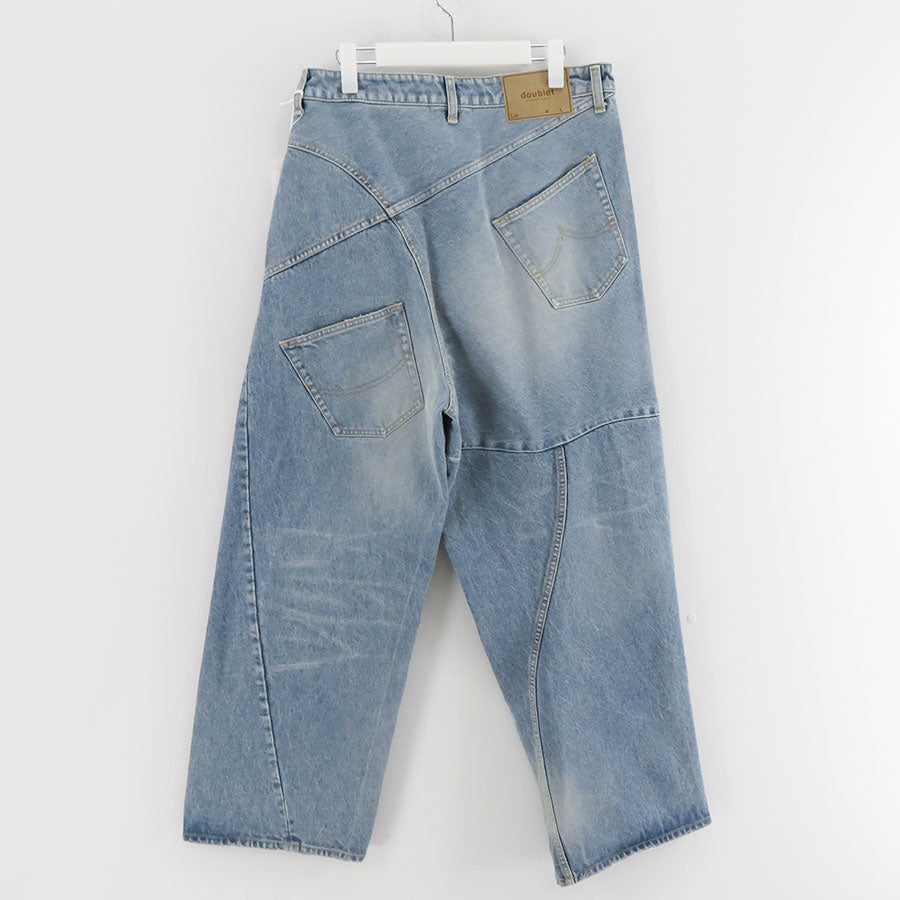 【doublet/ダブレット】<br>DISTORTED CUTTING DENIM PANTS <br/>25AW24PT323