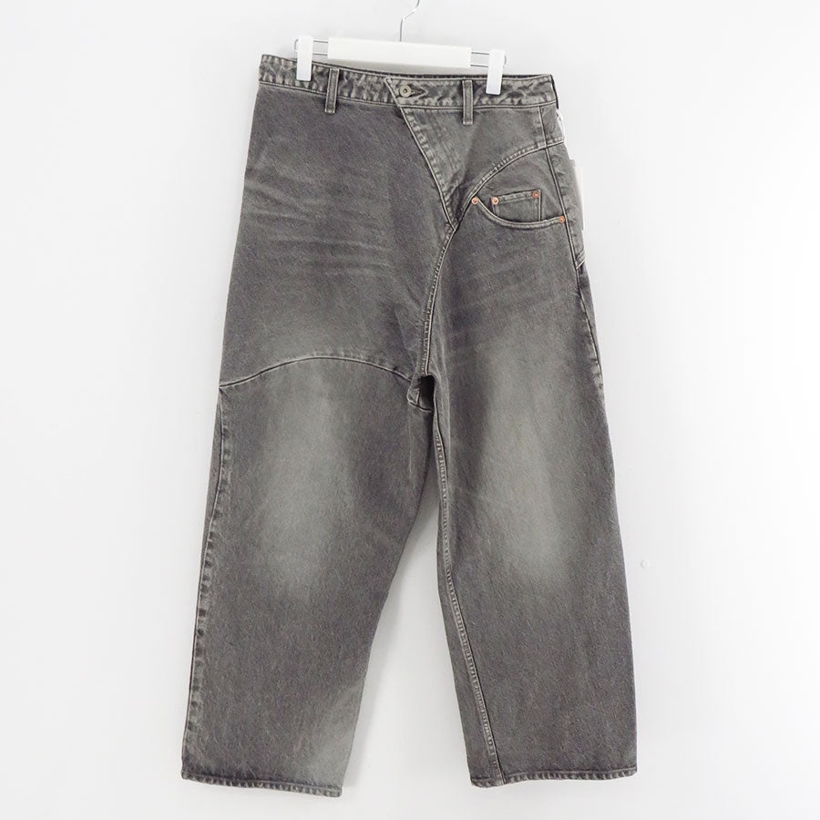 【doublet/ダブレット】<br>DISTORTED CUTTING DENIM PANTS <br/>25AW24PT323