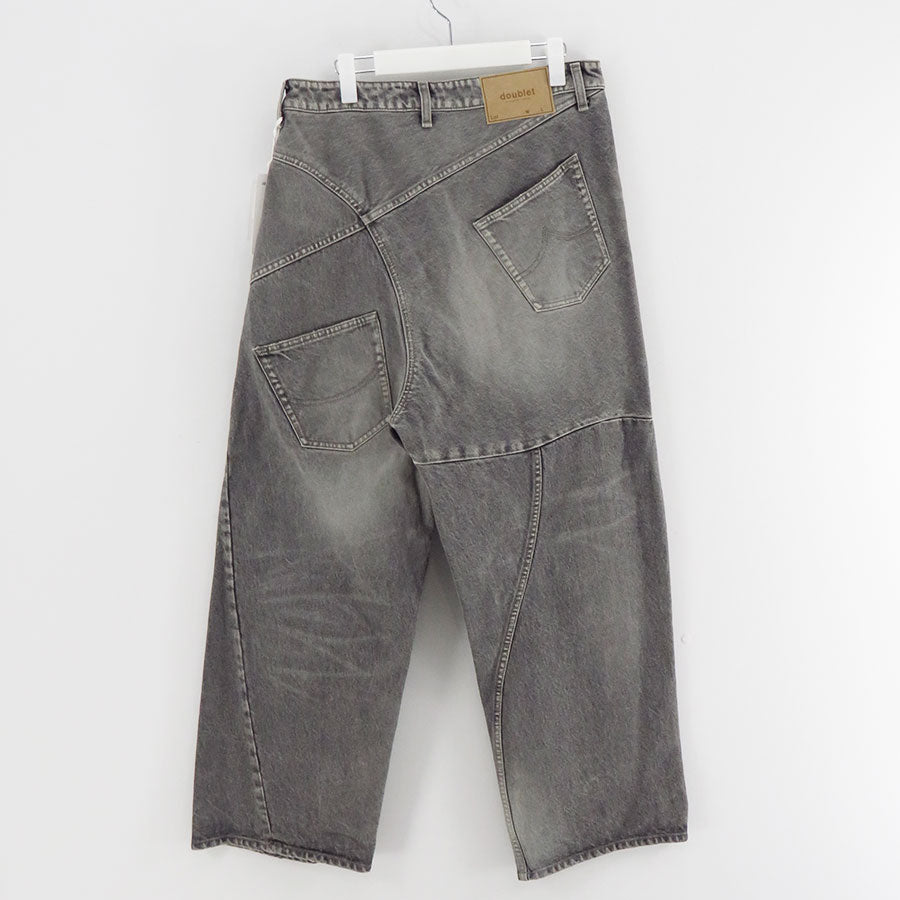 【doublet/ダブレット】<br>DISTORTED CUTTING DENIM PANTS <br/>25AW24PT323