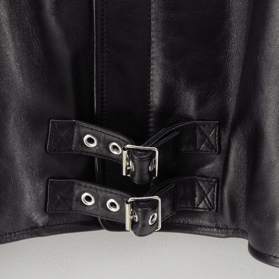 【doublet/ダブレット】<br>BUCKLE OVERLOAD LEATHER JACKET <br/>25AW06BL222