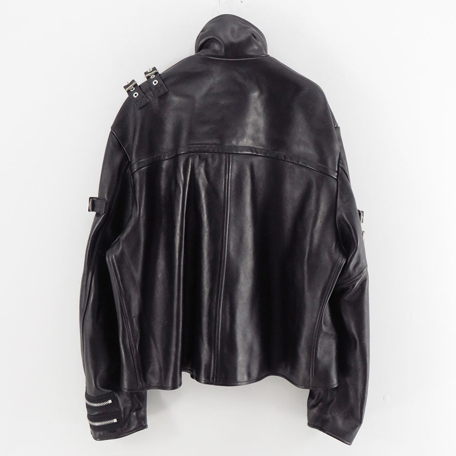 【doublet/ダブレット】<br>BUCKLE OVERLOAD LEATHER JACKET <br/>25AW06BL222