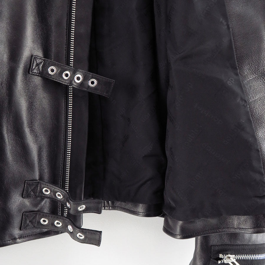 【doublet/ダブレット】<br>BUCKLE OVERLOAD LEATHER JACKET <br/>25AW06BL222