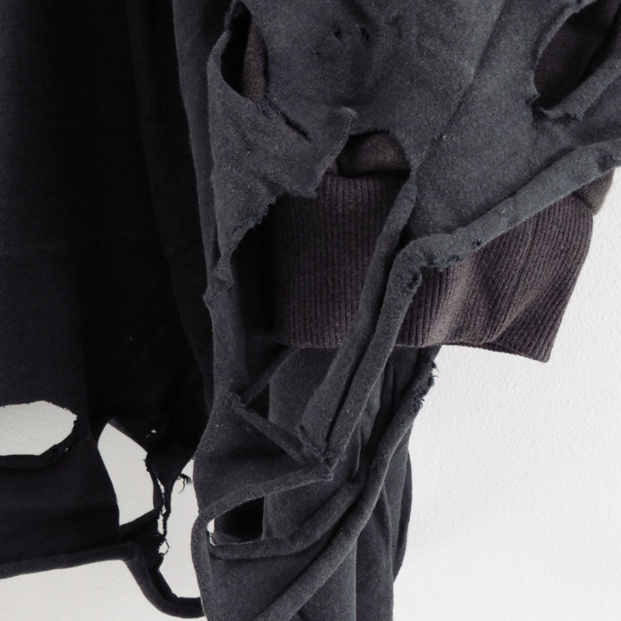 【doublet/ダブレット】<br>PHANTOM FRAYED HOODIE <br/>25AW34CS397