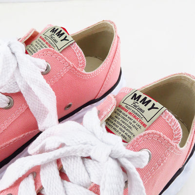 【Maison MIHARA YASUHIRO】<br>"PETERSON" OG Sole Canvas Low-top Sneaker (PINK) <br>A01FW702