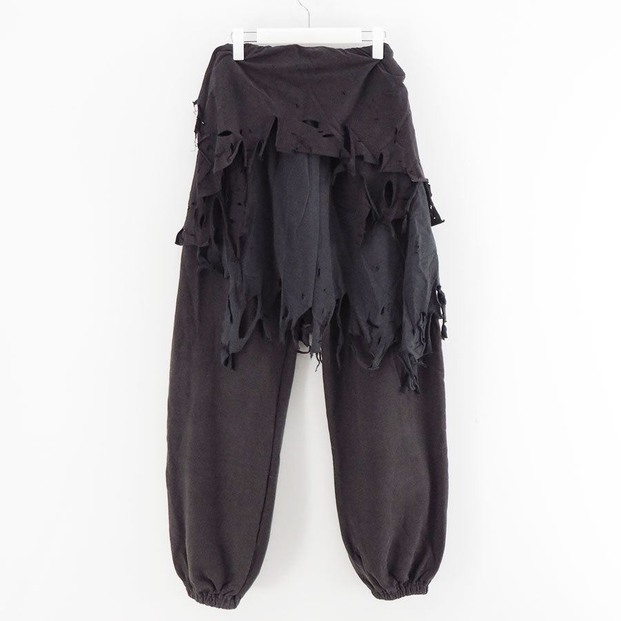 【doublet/ダブレット】<br>PHANTOM FRAYED SWEATPANTS <br/>25AW34PT327