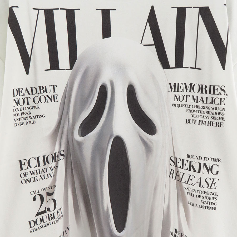 【doublet/ダブレット】<br>VILLAIN COVER PRINT T-SHIRT <br/>25AW48CS411