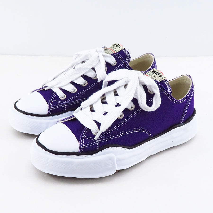 [Maison 三原康弘]<br> “PETERSON”OG Sole 帆布低帮运动鞋（紫色）<br> A01FW702 