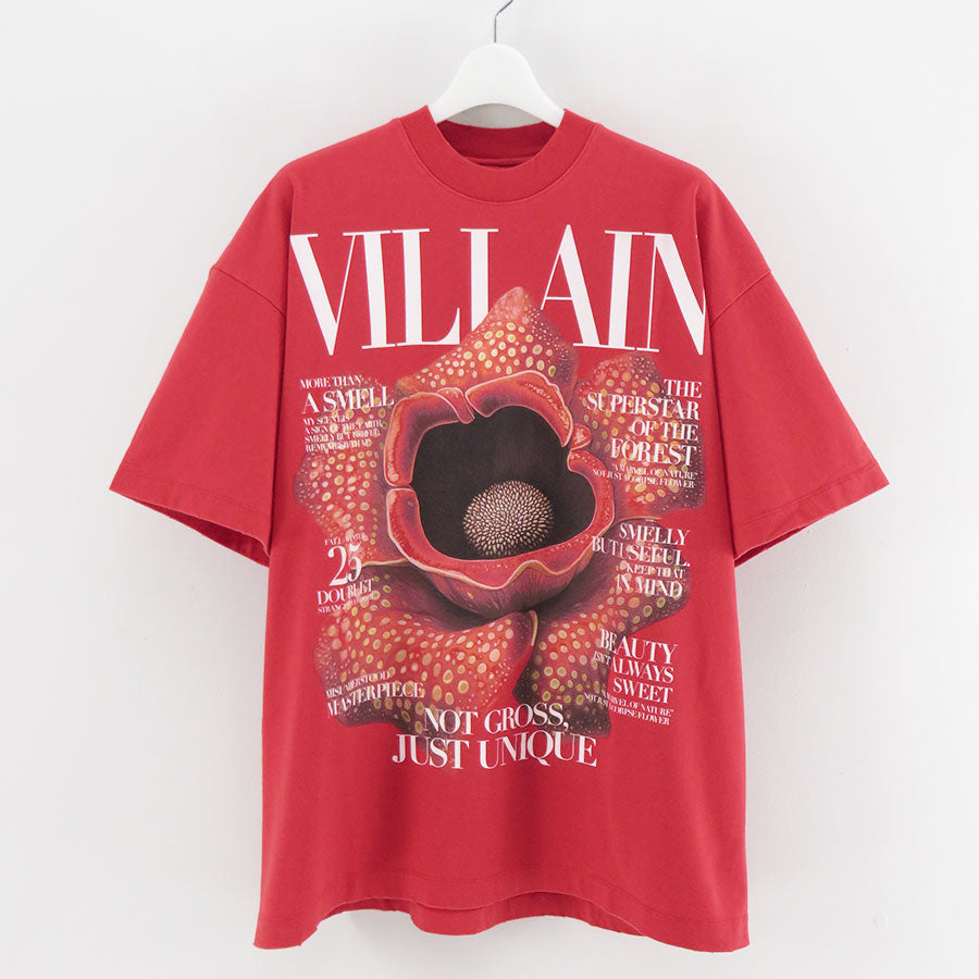【doublet/ダブレット】<br>VILLAIN COVER PRINT T-SHIRT <br/>25AW48CS411