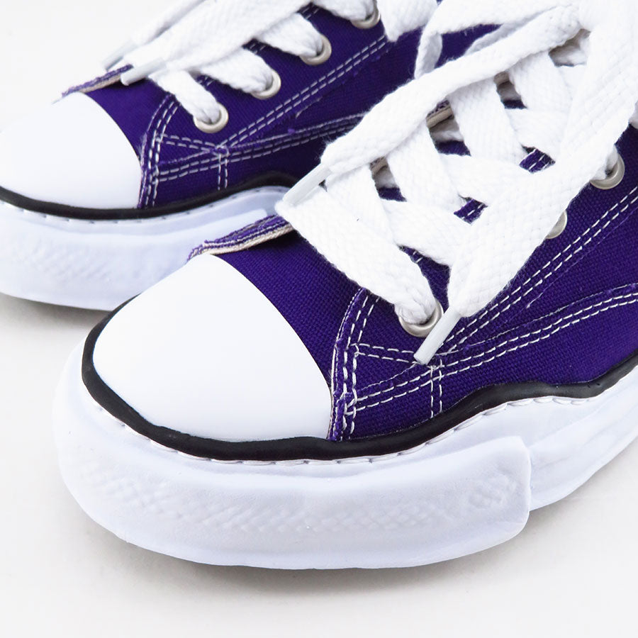 【Maison MIHARA YASUHIRO】<br>"PETERSON" OG Sole Canvas Low-top Sneaker (PURPLE) <br>A01FW702