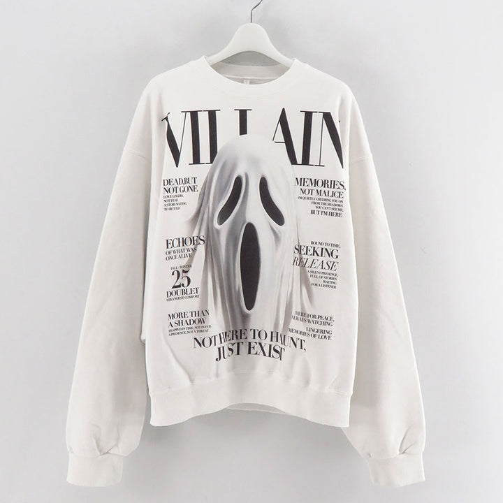 doublet/ダブレット】VILLAIN COVER PRINT SWEAT SHIRT 25AW53CS412の