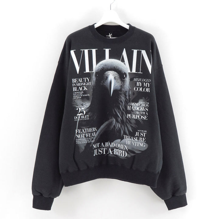 doublet 25aw VILLAIN Tシャツ Lサイズ ブラック doublet(ダブレット)のVILLAIN COVER PRINT T-SHIRT BLACKの通販