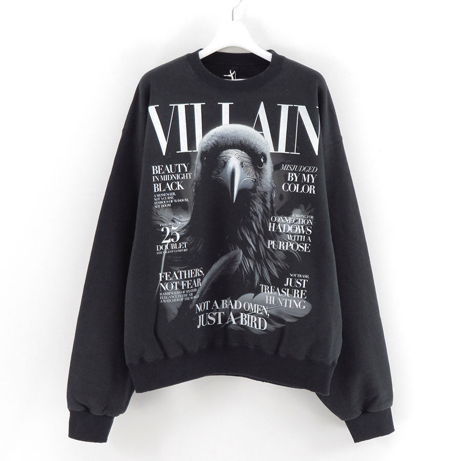 【doublet/ダブレット】<br>VILLAIN COVER PRINT SWEAT SHIRT <br/>25AW53CS412