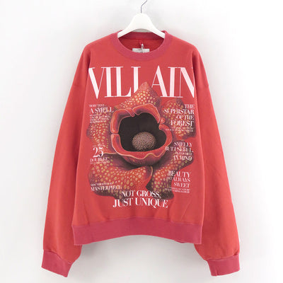 【doublet/ダブレット】<br>VILLAIN COVER PRINT SWEAT SHIRT <br/>25AW53CS412