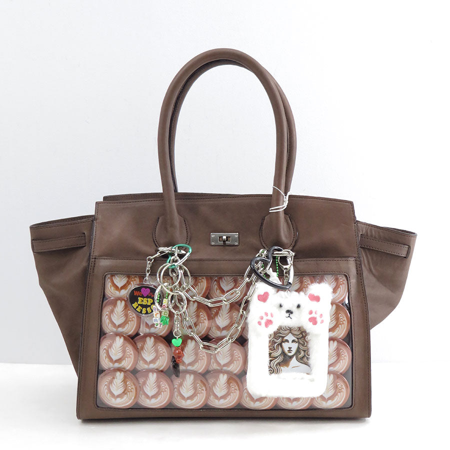 【doublet/ダブレット】<br>BREW-DYED LEATHER "ITA" BAG <br/>25AW82BG67