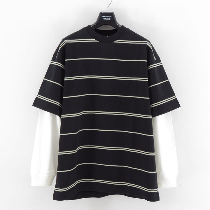 ユ*ケ様 comme des garcons 田中オム ボーダー ロンT AD1 COMME des GARCONS HOMME/コムデギャルソンオム】綿度詰天竺ボーダー
