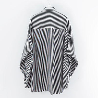 【Graphpaper/グラフペーパー】<br>High Count Regular Collar Round Cut Oversized Shirt <br>GM253-50030C