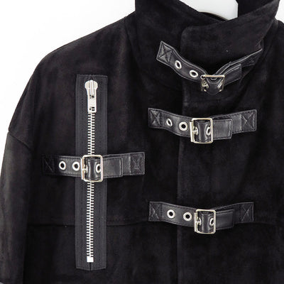 【doublet/ダブレット】<br>BUCKLE OVERLOAD LEATHER JACKET <br/>25AW06BL222