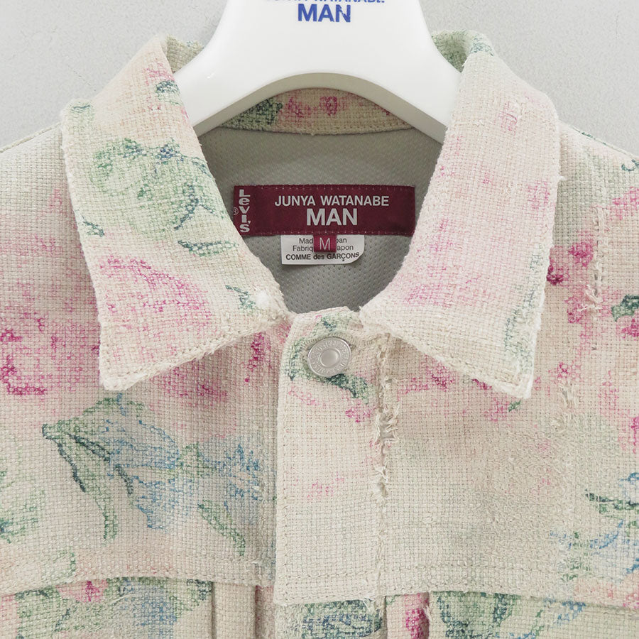 JUNYA WATANABE MAN/ジュンヤワタナベマン】レーヨンリネン花柄