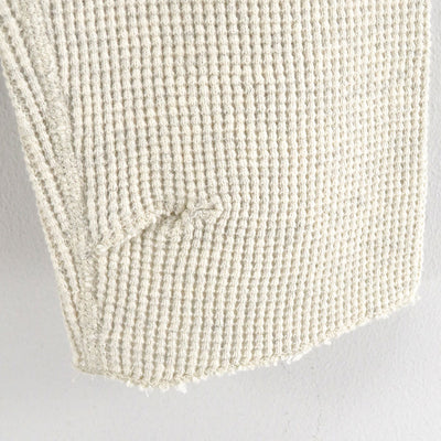 【UNUSED/アンユーズド】<br>Long-sleeve waffle T-shirt <br>US2523